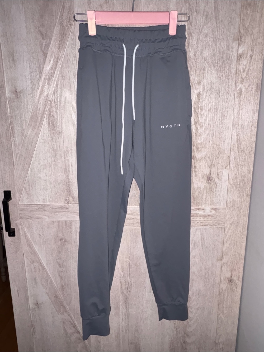 NVGTN Gray High Rise Joggers Athletic Pants | Small
